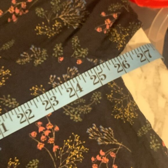 George Navy Blue Floral Cold Shoulder Top - Picture 6 of 8